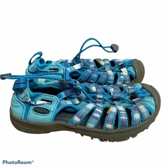 Keen Sandals Kids Blue Sz 1 Girls Washable - Picture 1 of 8